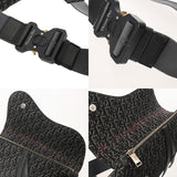 CHRISTIAN DIOR クリスチャンディオール オブリーク サドル ブラック 1ADP0093YKY ユニセックス オブリークキャンバス ウエストバッグ Bランク 中古 銀蔵