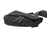 CHRISTIAN DIOR クリスチャンディオール オブリーク サドル ブラック 1ADP0093YKY ユニセックス オブリークキャンバス ウエストバッグ Bランク 中古 銀蔵