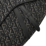 CHRISTIAN DIOR クリスチャンディオール オブリーク サドル ブラック 1ADP0093YKY ユニセックス オブリークキャンバス ウエストバッグ Bランク 中古 銀蔵