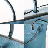 HERMES エルメス バーキン 35 ブルージーン □I刻印(2005年頃) ユニセックス トゴ ハンドバッグ ABランク 中古 銀蔵