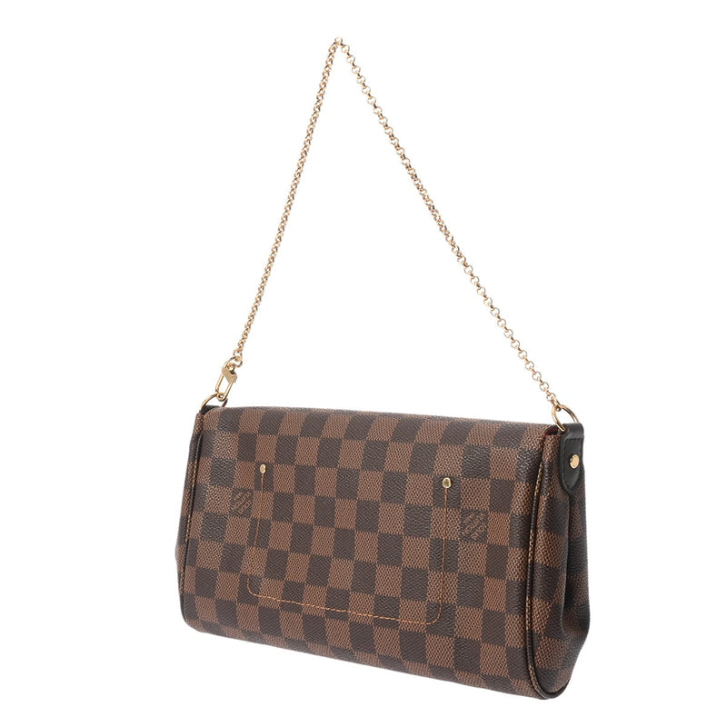 LOUIS VUITTON ルイヴィトン ダミエ フェイボリット MM 2WAY ブラウン N41129 レディース ダミエキャンバス ショルダーバッグ Aランク 中古 銀蔵
