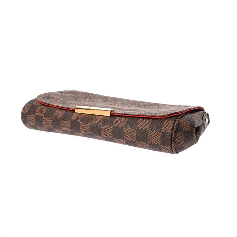 LOUIS VUITTON ルイヴィトン ダミエ フェイボリット MM 2WAY ブラウン N41129 レディース ダミエキャンバス ショルダーバッグ Aランク 中古 銀蔵