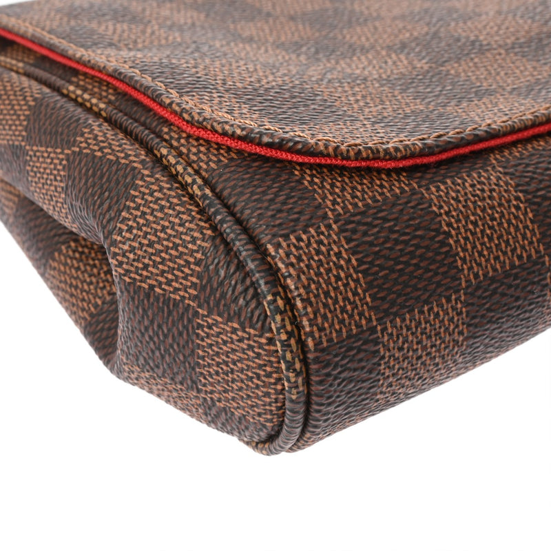 LOUIS VUITTON ルイヴィトン ダミエ フェイボリット MM 2WAY ブラウン N41129 レディース ダミエキャンバス ショルダーバッグ Aランク 中古 銀蔵