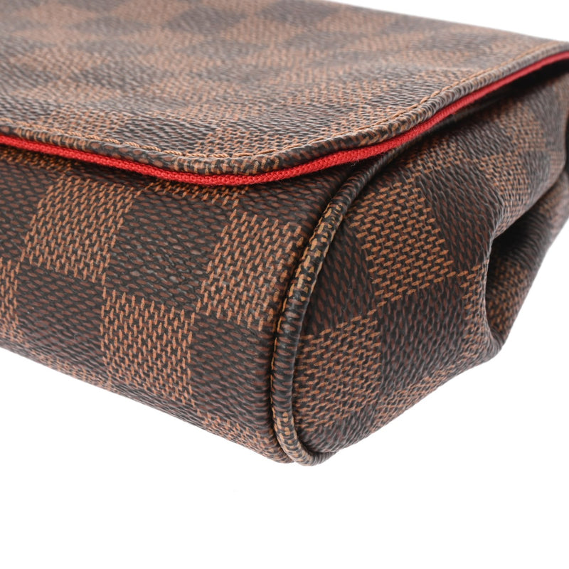 LOUIS VUITTON ルイヴィトン ダミエ フェイボリット MM 2WAY ブラウン N41129 レディース ダミエキャンバス ショルダーバッグ Aランク 中古 銀蔵