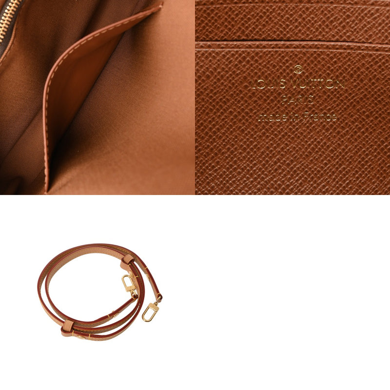 LOUIS VUITTON ルイヴィトン モノグラム ウォレットオンチェーンアイビー ブラウン M81911 レディース モノグラムキャンバス ショルダーバッグ 新同 中古 銀蔵