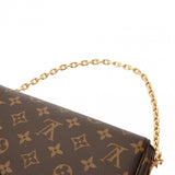 LOUIS VUITTON ルイヴィトン モノグラム ウォレットオンチェーンアイビー ブラウン M81911 レディース モノグラムキャンバス ショルダーバッグ 新同 中古 銀蔵