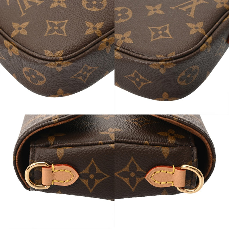 LOUIS VUITTON ルイヴィトン モノグラム ウォレットオンチェーンアイビー ブラウン M81911 レディース モノグラムキャンバス ショルダーバッグ 新同 中古 銀蔵