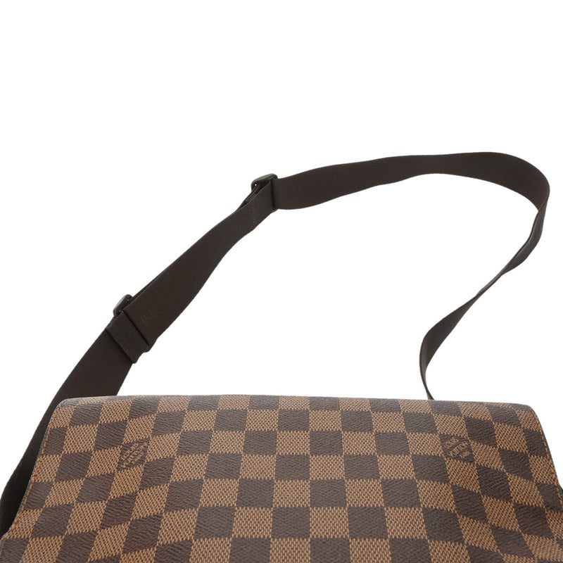 LOUIS VUITTON ルイヴィトン ダミエ ナヴィグリオ ブラウン N45255 ユニセックス ダミエキャンバス ショルダーバッグ ABランク 中古 銀蔵