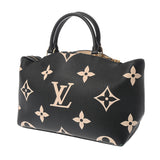 LOUIS VUITTON ルイヴィトン モノグラムアンプラント プティパレ PM 2WAY ブラック/ベージュ M58913 レディース レザー ハンドバッグ Bランク 中古 銀蔵