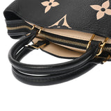 LOUIS VUITTON ルイヴィトン モノグラムアンプラント プティパレ PM 2WAY ブラック/ベージュ M58913 レディース レザー ハンドバッグ Bランク 中古 銀蔵