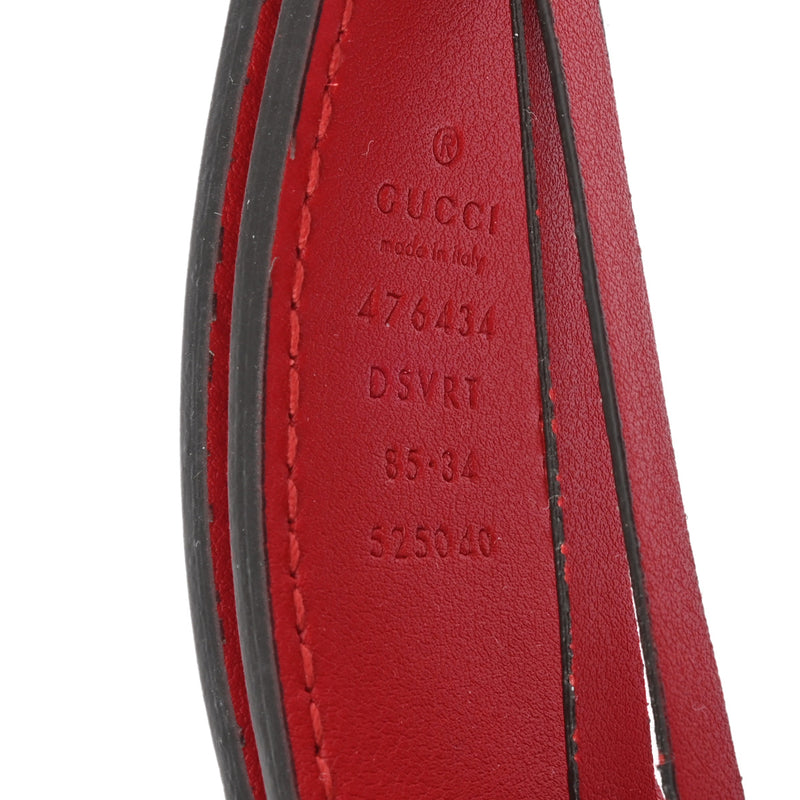 GUCCI グッチ GGマーモント ベルトバッグ レッド 476434 レディース
