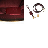 LOUIS VUITTON ルイヴィトン モノグラム フラワージップ ド トート MM 2WAY ボルドー M44348 レディース モノグラムキャンバス ハンドバッグ Bランク 中古 銀蔵