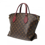 LOUIS VUITTON ルイヴィトン モノグラム フラワージップ ド トート MM 2WAY ボルドー M44348 レディース モノグラムキャンバス ハンドバッグ Bランク 中古 銀蔵