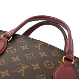 LOUIS VUITTON ルイヴィトン モノグラム フラワージップ ド トート MM 2WAY ボルドー M44348 レディース モノグラムキャンバス ハンドバッグ Bランク 中古 銀蔵
