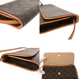 LOUIS VUITTON ルイヴィトン モノグラム ポシェットツイン GM ブラウン M51852 レディース モノグラムキャンバス ショルダーバッグ ABランク 中古 銀蔵