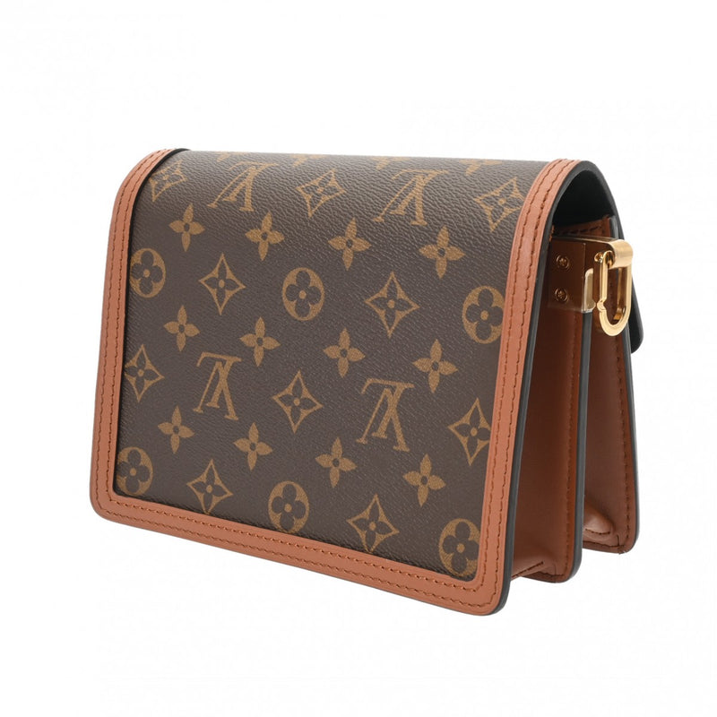 LOUIS VUITTON ルイヴィトン モノグラムリバース ドーフィーヌ MINI 新型 ブラウン M45959 レディース モノグラムキャンバス ショルダーバッグ Aランク 中古 銀蔵