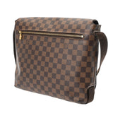 LOUIS VUITTON ルイヴィトン ダミエ ブルックリン MM ブラウン N51211 ユニセックス ダミエキャンバス ショルダーバッグ Bランク 中古 銀蔵
