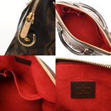 LOUIS VUITTON ルイヴィトン ダミエ トレヴィ PM ブラウン N51997 ボーイズ ダミエキャンバス ハンドバッグ Aランク 中古 銀蔵