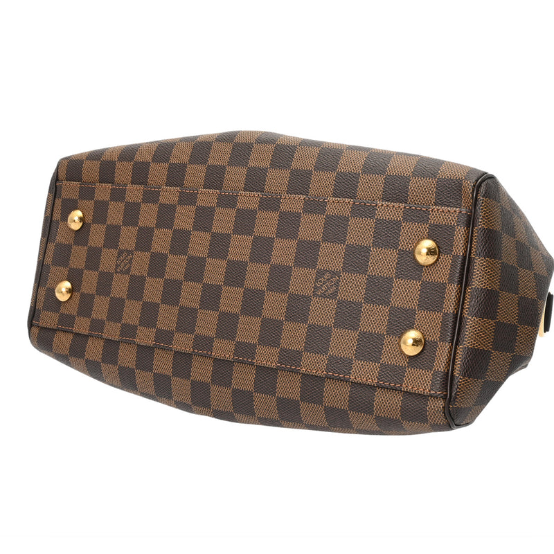 LOUIS VUITTON ルイヴィトン ダミエ トレヴィ PM ブラウン N51997 ボーイズ ダミエキャンバス ハンドバッグ Aランク 中古 銀蔵