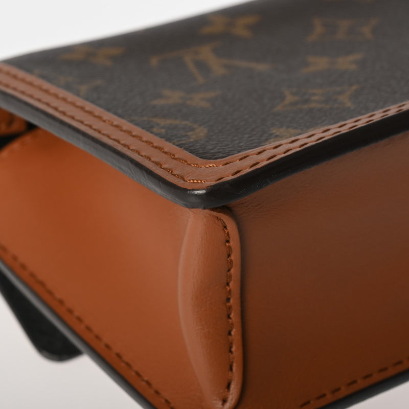 LOUIS VUITTON ルイヴィトン モノグラムリバース ポルトフォイユドーフィーヌ ブラウン M68746 レディース モノグラムキャンバス ショルダーバッグ Aランク 中古 銀蔵