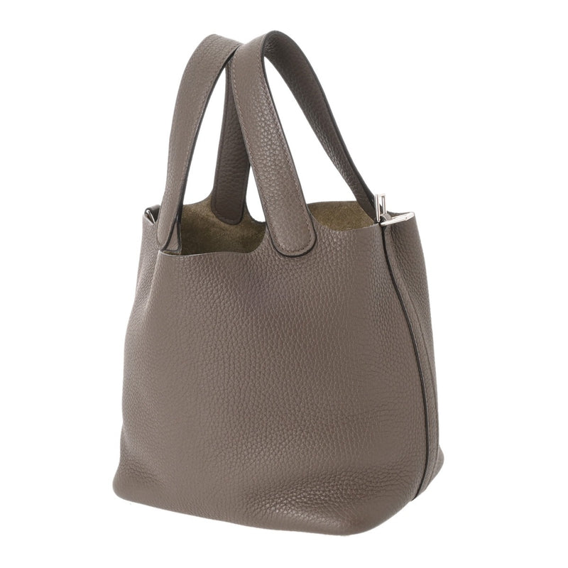 HERMES エルメス ピコタンロック PM エタン Y刻印(2020年頃) レディース トリヨンクレマンス ハンドバッグ ABランク 中古 銀蔵