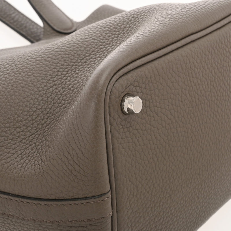 HERMES エルメス ピコタンロック PM エタン Y刻印(2020年頃) レディース トリヨンクレマンス ハンドバッグ ABランク 中古 銀蔵