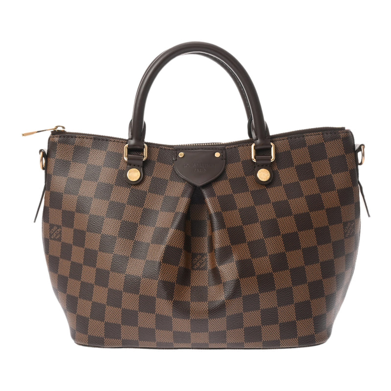 LOUIS VUITTON ルイヴィトン ダミエ シエナ PM ブラウン N41545 レディース ダミエキャンバス ハンドバッグ ABランク 中古 銀蔵