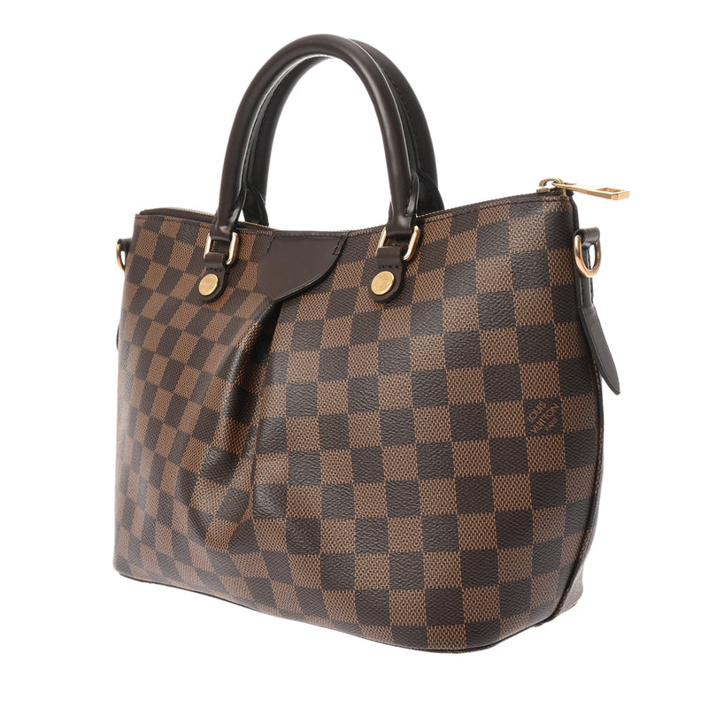 LOUIS VUITTON ルイヴィトン ダミエ シエナ PM ブラウン N41545 レディース ダミエキャンバス ハンドバッグ ABランク 中古 銀蔵
