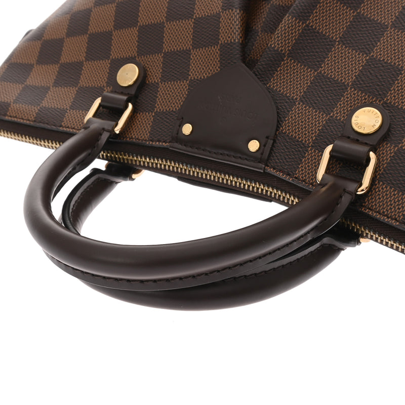 LOUIS VUITTON ルイヴィトン ダミエ シエナ PM ブラウン N41545 レディース ダミエキャンバス ハンドバッグ ABランク 中古 銀蔵