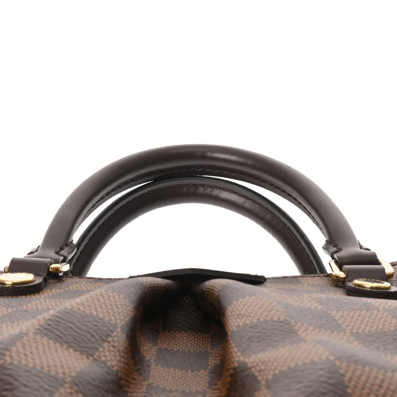 LOUIS VUITTON ルイヴィトン ダミエ シエナ PM ブラウン N41545 レディース ダミエキャンバス ハンドバッグ ABランク 中古 銀蔵