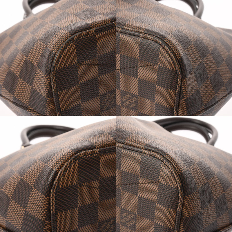 LOUIS VUITTON ルイヴィトン ダミエ シエナ PM ブラウン N41545 レディース ダミエキャンバス ハンドバッグ ABランク 中古 銀蔵