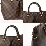 LOUIS VUITTON ルイヴィトン ダミエ シエナ PM ブラウン N41545 レディース ダミエキャンバス ハンドバッグ ABランク 中古 銀蔵