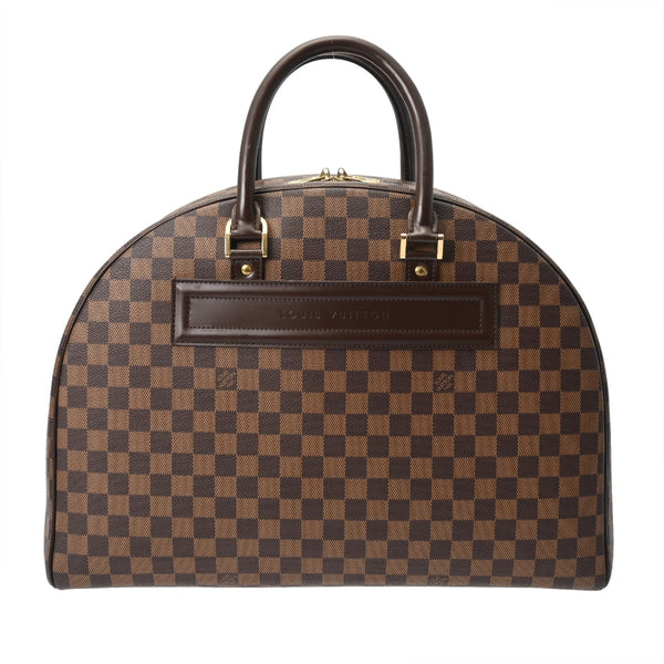 LOUIS VUITTON ルイヴィトン ダミエ ノリータ ブラウン N41455 ユニセックス ダミエキャンバス ハンドバッグ ABランク 中古 銀蔵