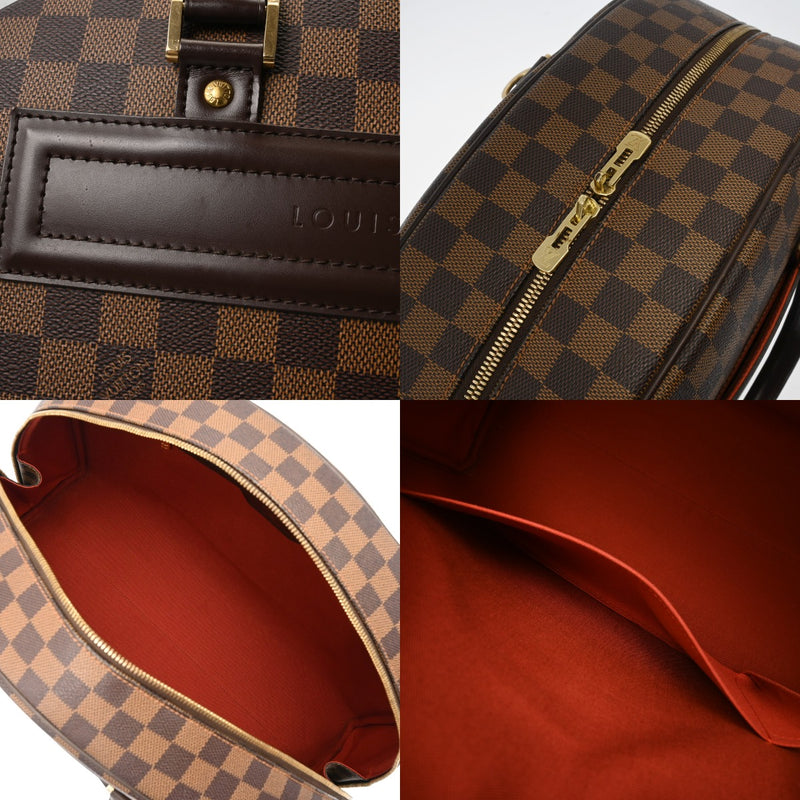 LOUIS VUITTON ルイヴィトン ダミエ ノリータ ブラウン N41455 ユニセックス ダミエキャンバス ハンドバッグ ABランク 中古 銀蔵