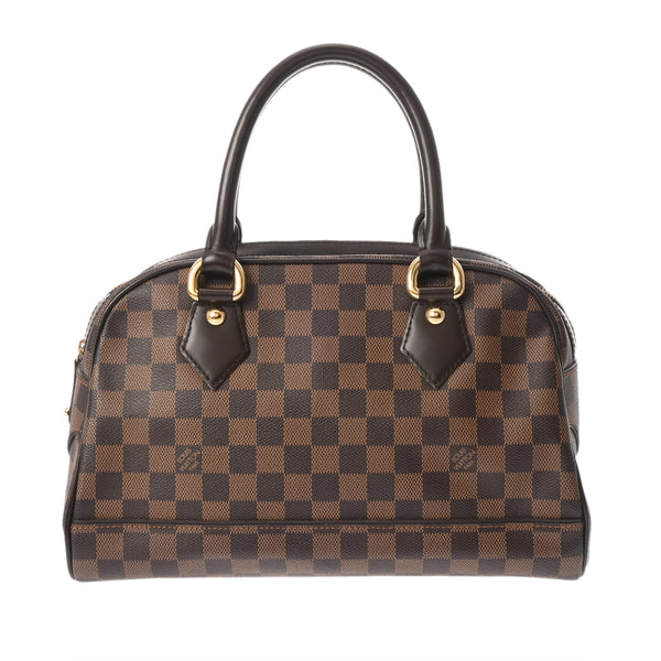 LOUIS VUITTON ルイヴィトン ダミエ ドゥオモ ブラウン N60008 レディース ダミエキャンバス ハンドバッグ ABランク 中古 銀蔵