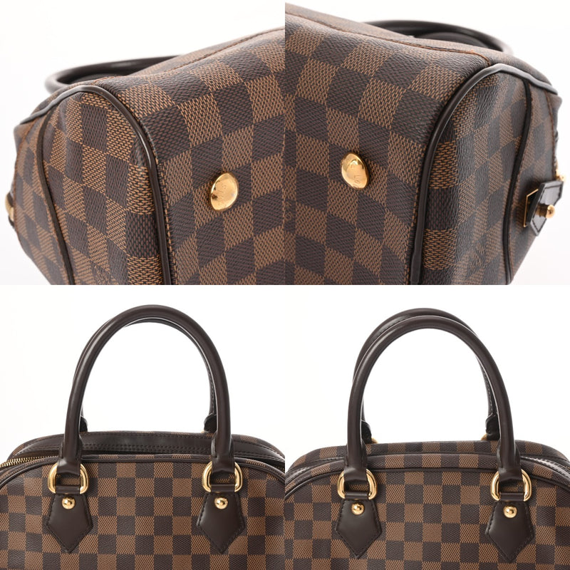 LOUIS VUITTON ルイヴィトン ダミエ ドゥオモ ブラウン N60008 レディース ダミエキャンバス ハンドバッグ ABランク 中古 銀蔵