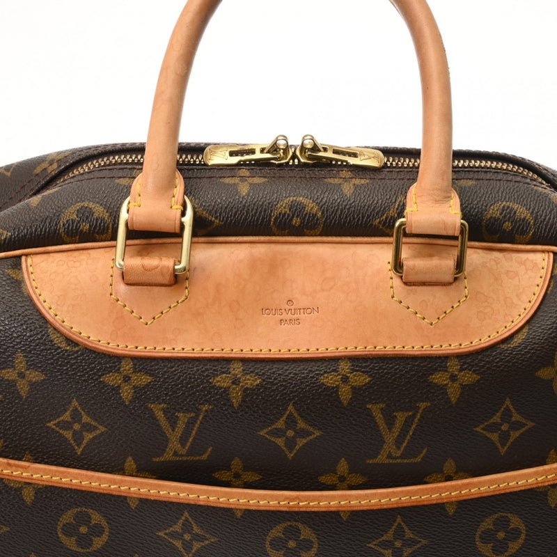 LOUIS VUITTON ルイヴィトン モノグラム ドーヴィル ブラウン M47270 レディース モノグラムキャンバス ハンドバッグ Bランク 中古 銀蔵