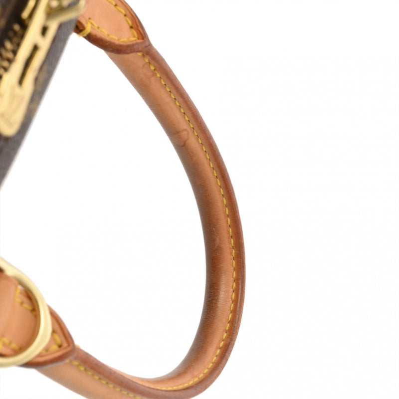 LOUIS VUITTON ルイヴィトン モノグラム ドーヴィル ブラウン M47270 レディース モノグラムキャンバス ハンドバッグ Bランク 中古 銀蔵