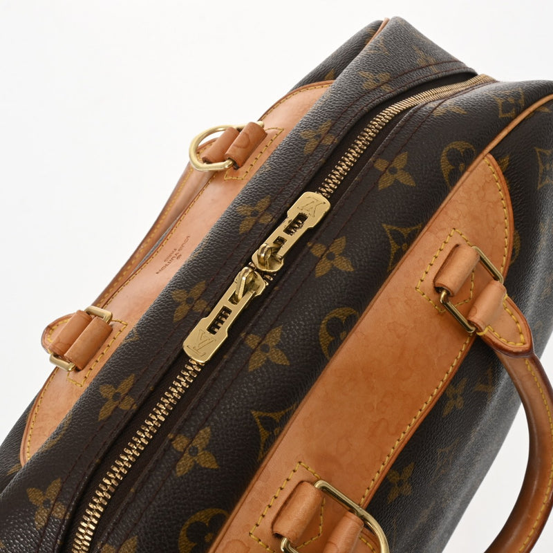 LOUIS VUITTON ルイヴィトン モノグラム ドーヴィル ブラウン M47270 レディース モノグラムキャンバス ハンドバッグ Bランク 中古 銀蔵