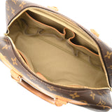 LOUIS VUITTON ルイヴィトン モノグラム ドーヴィル ブラウン M47270 レディース モノグラムキャンバス ハンドバッグ Bランク 中古 銀蔵