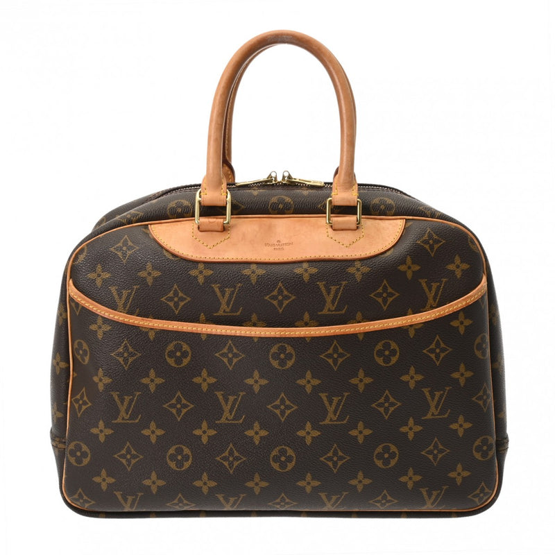 LOUIS VUITTON ルイヴィトン モノグラム ドーヴィル ブラウン M47270 レディース モノグラムキャンバス ハンドバッグ Bランク 中古 銀蔵