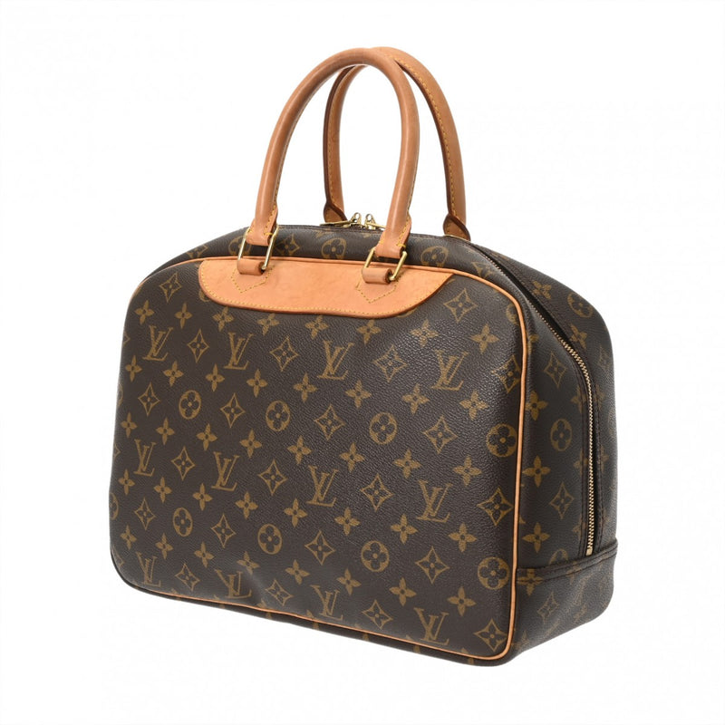 LOUIS VUITTON ルイヴィトン モノグラム ドーヴィル ブラウン M47270 レディース モノグラムキャンバス ハンドバッグ Bランク 中古 銀蔵