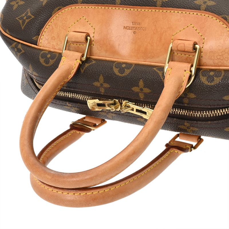 LOUIS VUITTON ルイヴィトン モノグラム ドーヴィル ブラウン M47270 レディース モノグラムキャンバス ハンドバッグ Bランク 中古 銀蔵