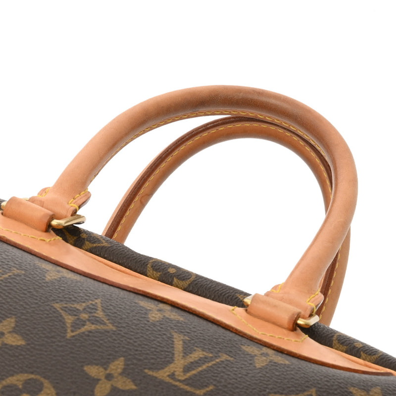 LOUIS VUITTON ルイヴィトン モノグラム ドーヴィル ブラウン M47270 レディース モノグラムキャンバス ハンドバッグ Bランク 中古 銀蔵