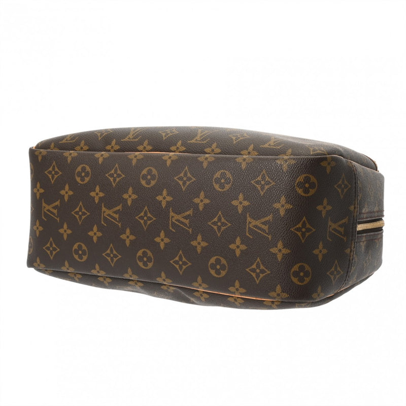 LOUIS VUITTON ルイヴィトン モノグラム ドーヴィル ブラウン M47270 レディース モノグラムキャンバス ハンドバッグ Bランク 中古 銀蔵