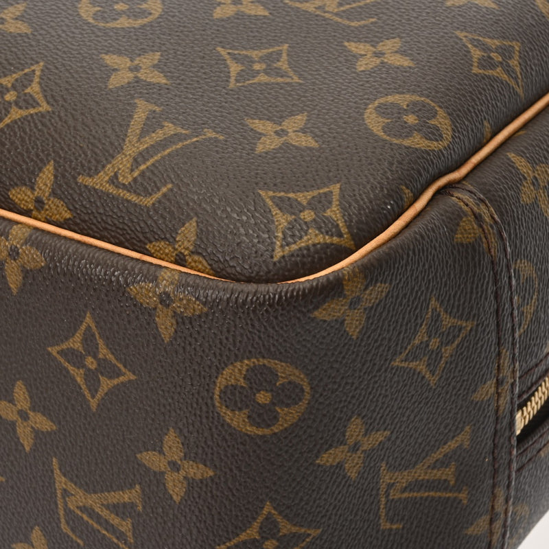 LOUIS VUITTON ルイヴィトン モノグラム ドーヴィル ブラウン M47270 レディース モノグラムキャンバス ハンドバッグ Bランク 中古 銀蔵