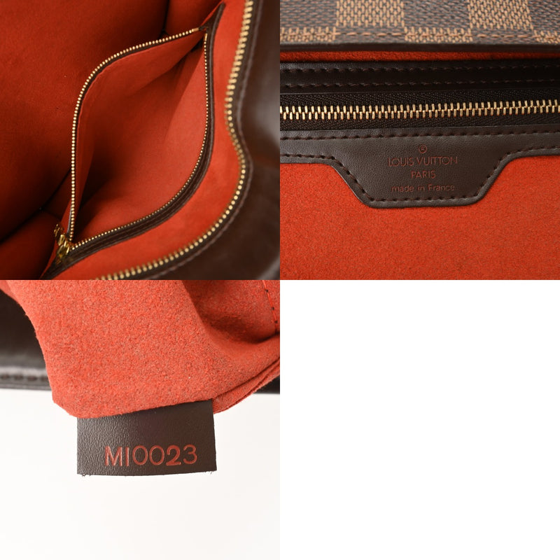 LOUIS VUITTON ルイヴィトン ダミエ ヴェニス PM トートバッグ ブラウン N51145 ユニセックス ダミエキャンバス ハンドバッグ Bランク 中古 銀蔵