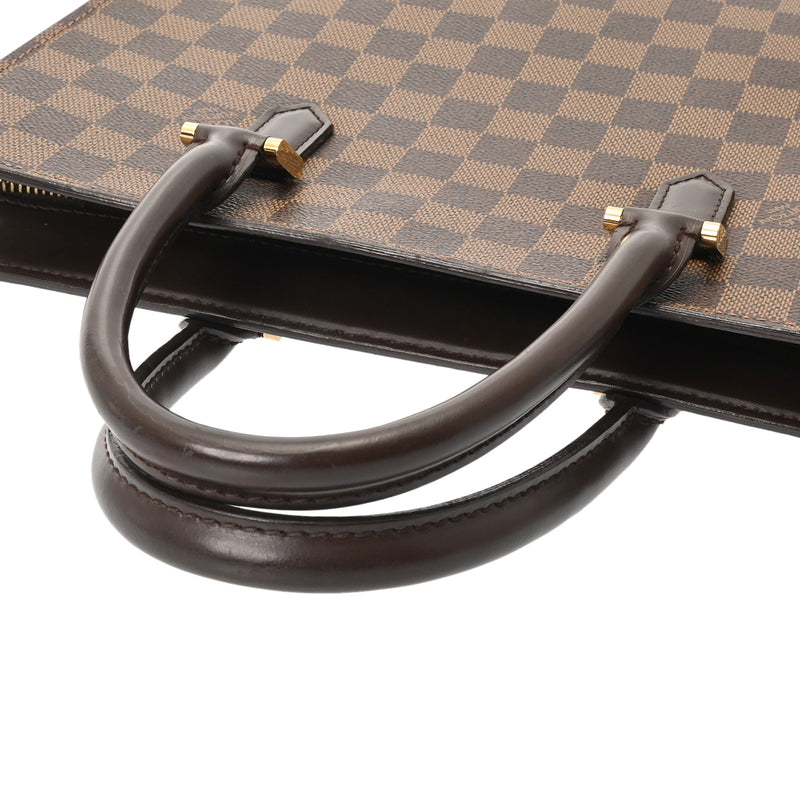 LOUIS VUITTON ルイヴィトン ダミエ ヴェニス PM トートバッグ ブラウン N51145 ユニセックス ダミエキャンバス ハンドバッグ Bランク 中古 銀蔵