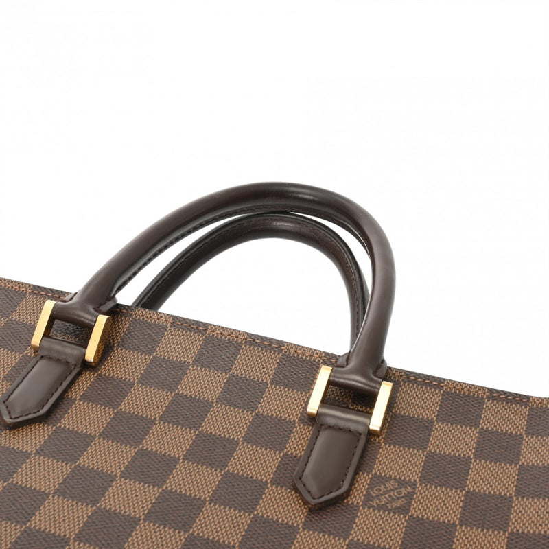 LOUIS VUITTON ルイヴィトン ダミエ ヴェニス PM トートバッグ ブラウン N51145 ユニセックス ダミエキャンバス ハンドバッグ Bランク 中古 銀蔵