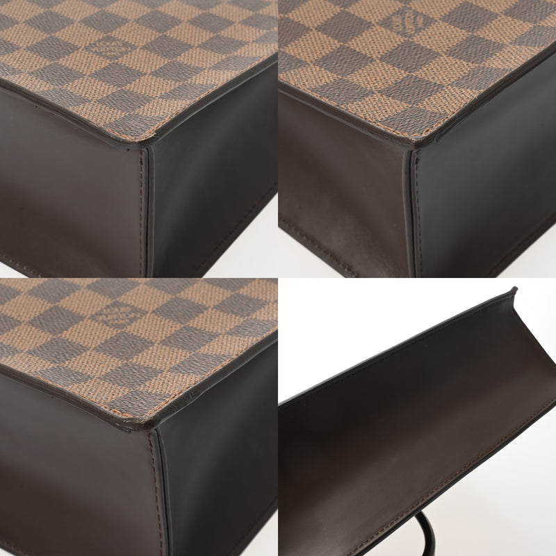 LOUIS VUITTON ルイヴィトン ダミエ ヴェニス PM トートバッグ ブラウン N51145 ユニセックス ダミエキャンバス ハンドバッグ Bランク 中古 銀蔵
